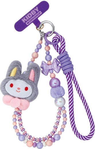 Toys Inn Purple Rabbit Phone Charm