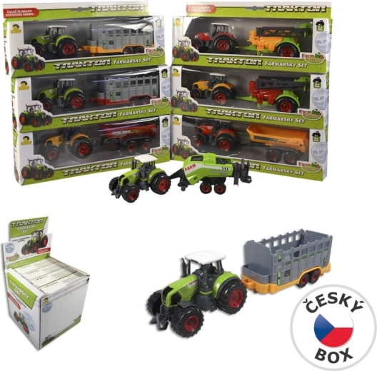 Traktors ar piekabi 27 cm