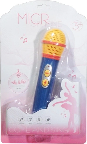 Kids’ colorful microphone with lights and music