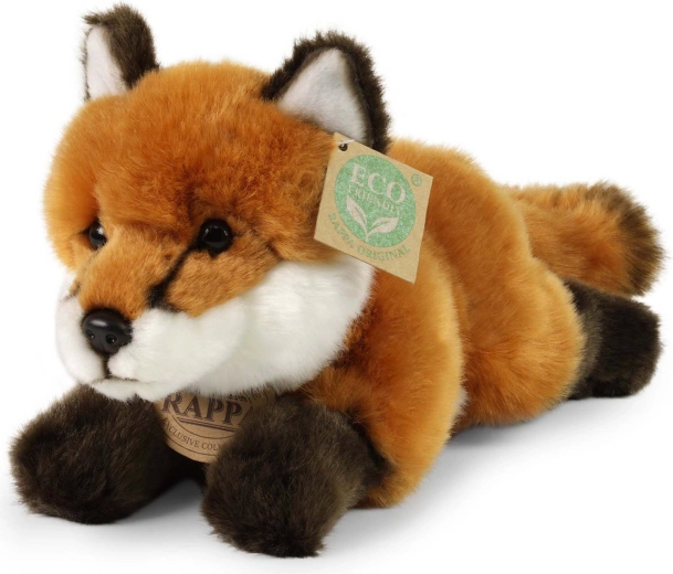 Plush lying fox 23 cm eco-friendly