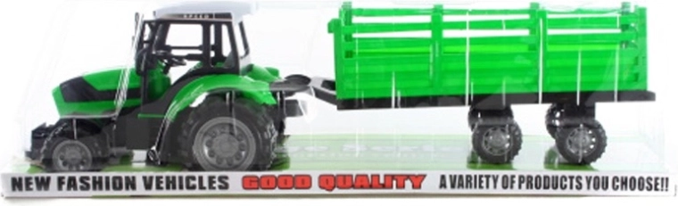 Flywheel-Powered Tractor with Trailer