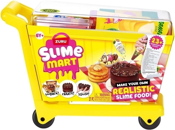 ZURU Slime Mart iepirkumu ratiņi ar gļotām