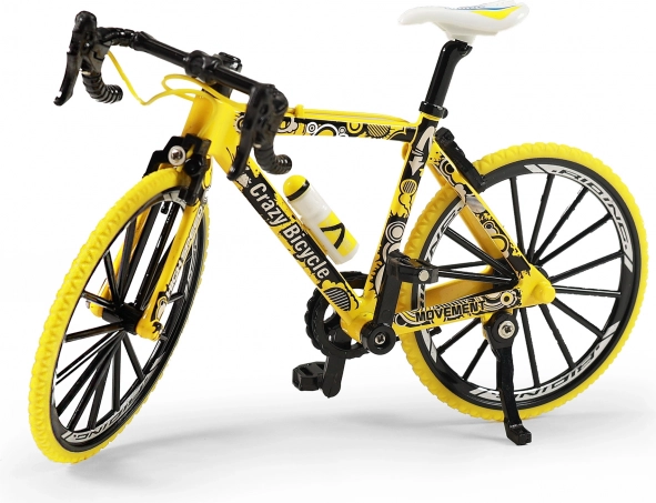Mini kalnu velosipēds dzeltens 20 cm