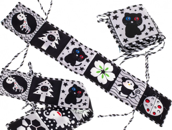 Kontrasta senzomotorā grāmatiņa bērniem