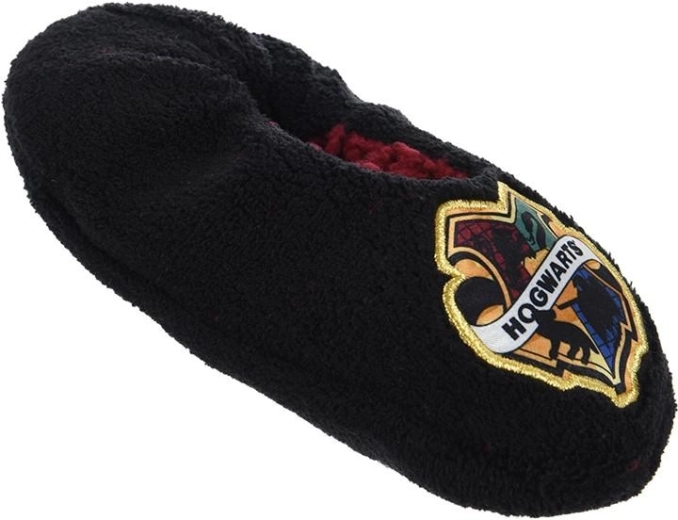 Children's Black Harry Potter Slippers