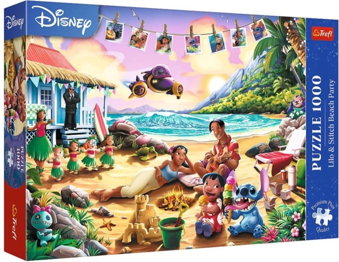 Puzle LILO & STITCH – pludmales ballīte (1000 gabaliņi)
