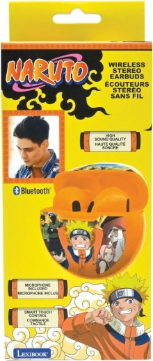 Bezvadu Bluetooth austiņas (earbuds) Lexibook Naruto ar mikrofonu