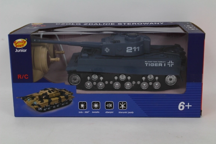 RC Tank with Charger, Blue