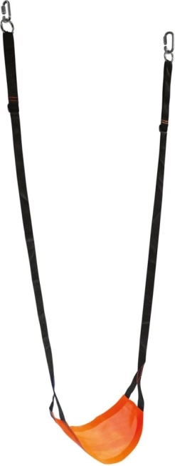 Piekaramās bērnu šūpoles Bino – elpojošs tekstils, oranžas