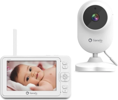 Elektroniskais mazuļu monitors ar kameru LIONELO Babyline, balts