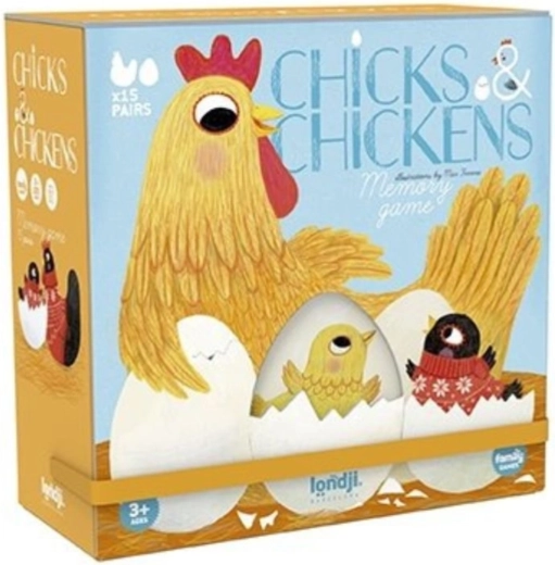 Londji Memory Game Hens and Chicks
