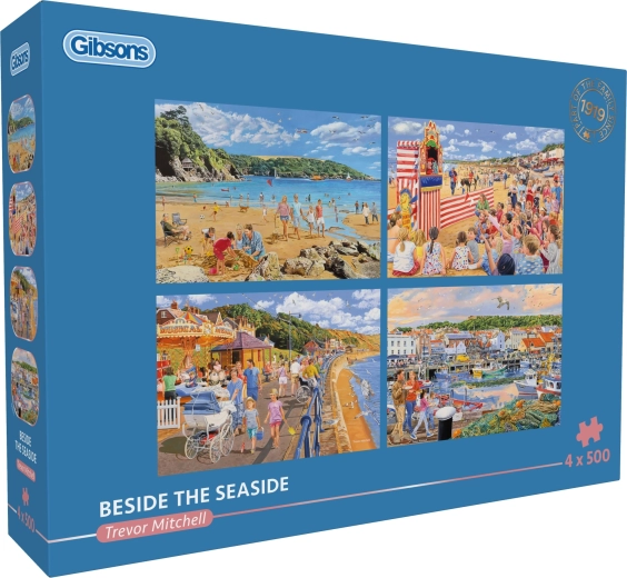 GIBSONS puzzle By the Sea 4×500 pieces