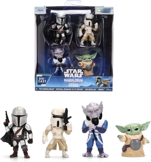 Jada Star Wars metal figures The Mandalorian - 4 pcs