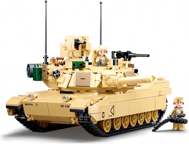 Sluban ModelBricks kaujas tanks M1A2 Abrams – konstruktors
