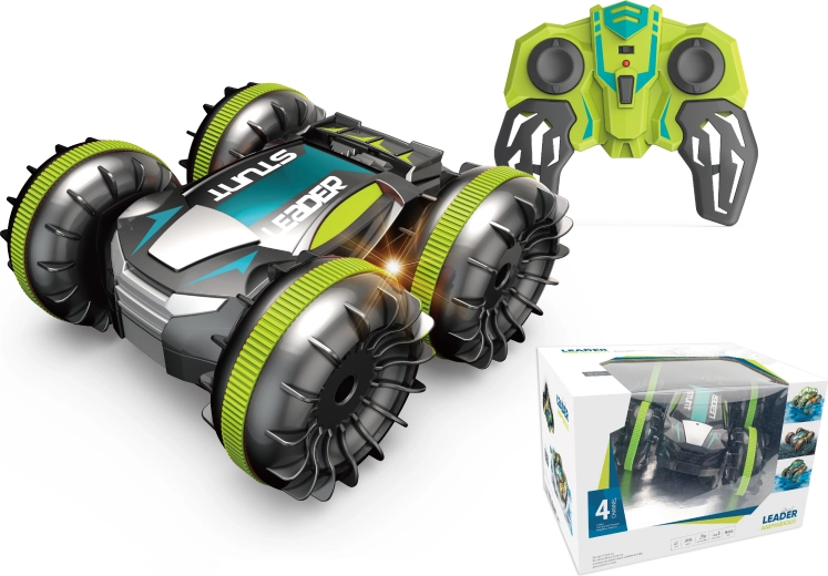 RC amfībijas auto 1:18 – zaļš