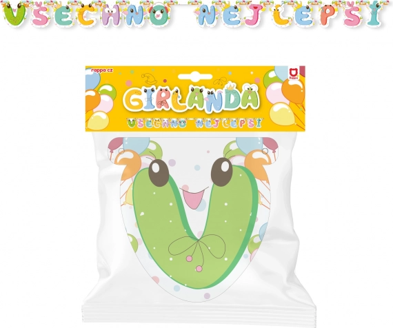 Papīra virtene Viss labākais – zaļa