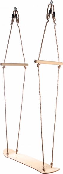 Koka šūpoles-skateboards bērniem