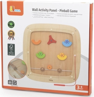 WOOPIE wooden wall-mounted sensory pinball board