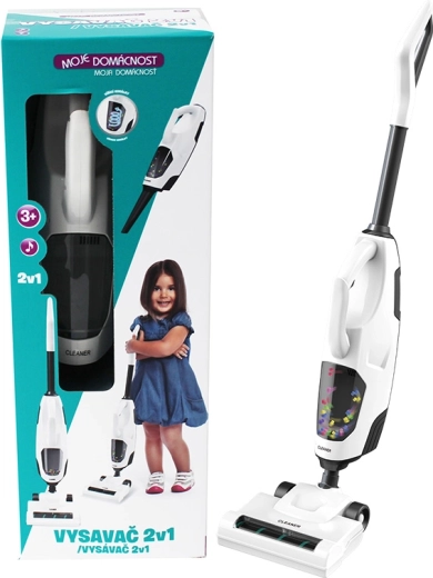 2-in-1 Battery-Powered Children's Electric Stick Vacuum Cleaner