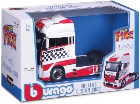Bburago Street Fire Toyo Tires tractor unit in 1:43 scale