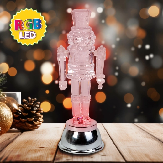 LED tin soldier decoration with RGB lighting