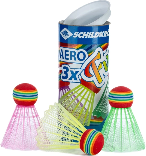 Badmintona volāni SCHILDKRÖT Aero Fun, 3 gab.