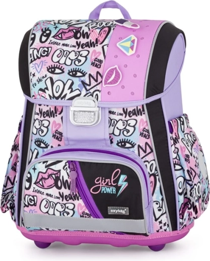 Skolas soma Premium Funny Girl – ergonomiska, viegla un ar atstarotājiem