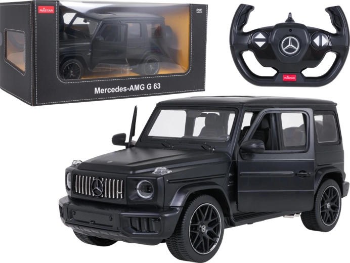 Mercedes-AMG G 63 RASTAR tālvadības auto, melns, 1:14