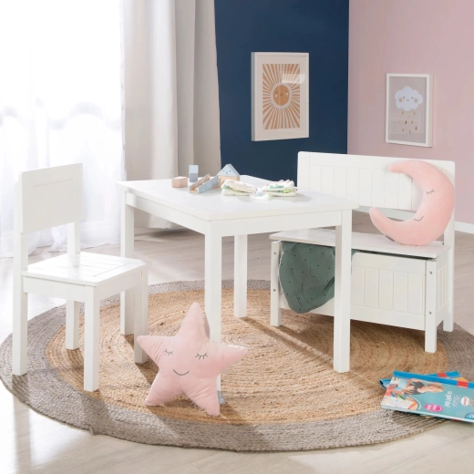 Roba Children's Play Table White