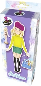 magnetic dress-up doll outdoor