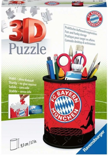 Ravensburger 3D puzles pildspalvu turētājs FC Bayern Minhene 57 gabali
