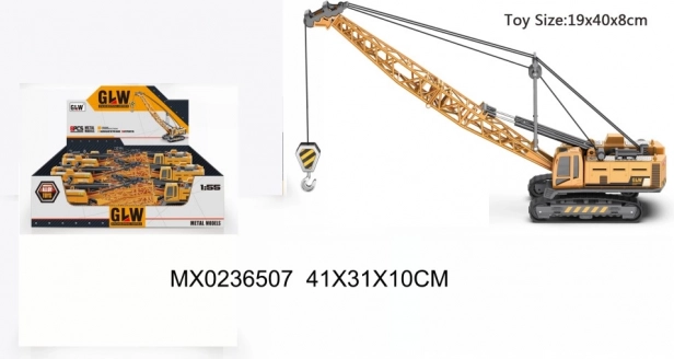 Die-cast crane model 1:55