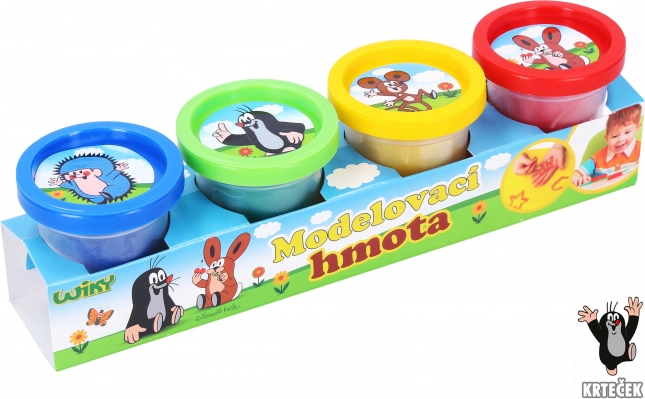 Modelēšanas masa Kurmis 4×50 g