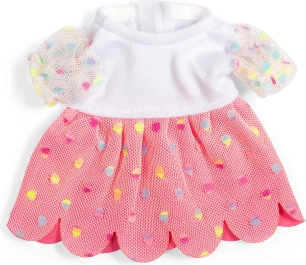 Bigjigs Toys rozā ballīšu kleita lellei 28 cm
