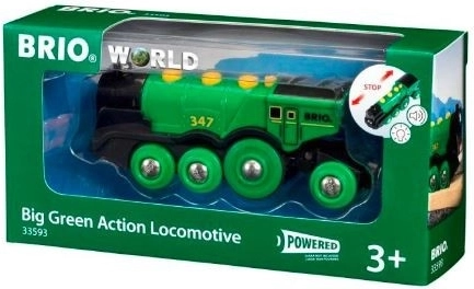 Brio Classic Green Battery-Powered Locomotive