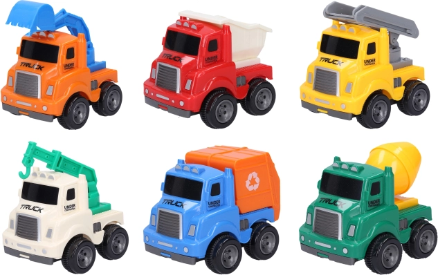 Transportlīdzekļu komplekts 6 gab. 9 cm