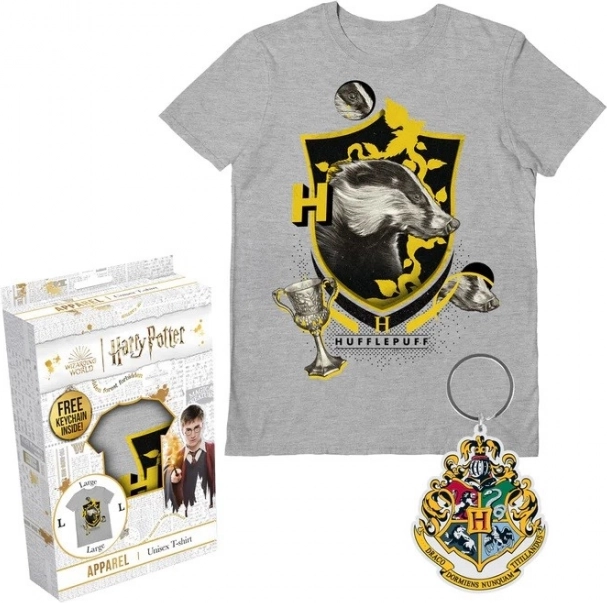 Krekls Harry Potter – Hufflepuff, izmērs L dāvanu kastītē