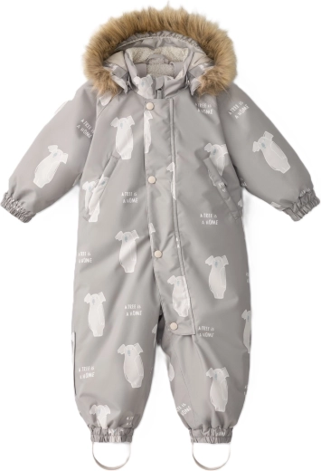 Leokid Hero Lino Brown winter snowsuit, size 104