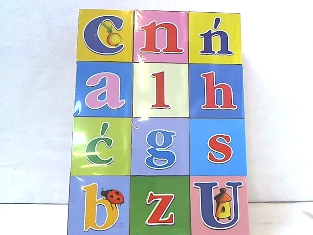 Adamigo Picture Educational Blocks, 12 pieces