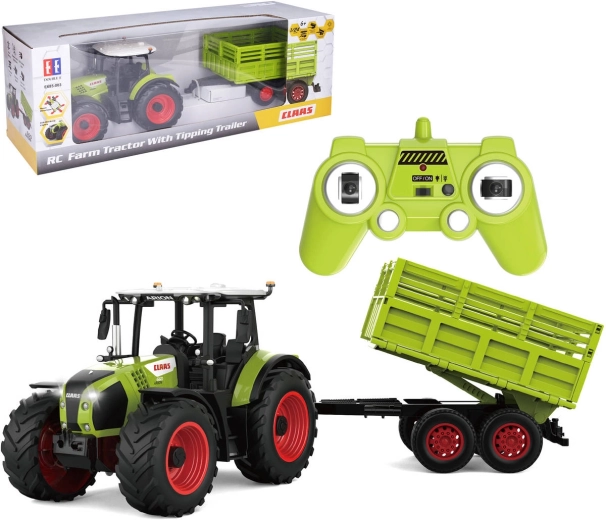 Claas tractor with trailer RC 43.6 cm