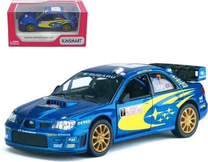 Subaru Impreza WRC metāla modelis 1:36 ar Pull Back piedziņu