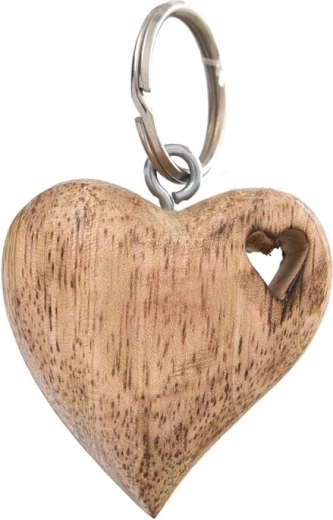 Mango Heart Keychain