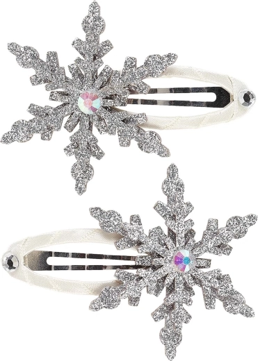 Souza! Nya hair clips with a star, silver - 2 pcs