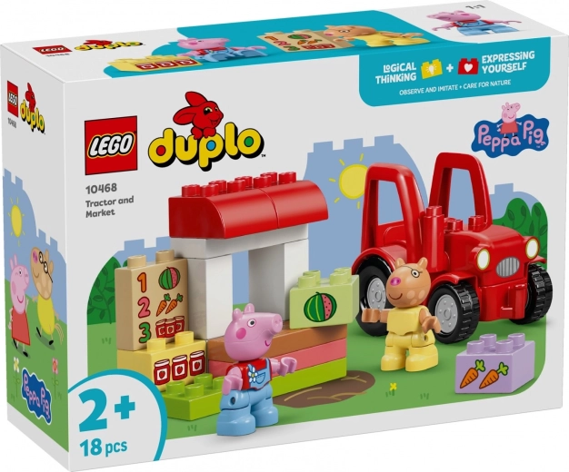 LEGO DUPLO PEPPA PIG traktors un tirgus (10468)