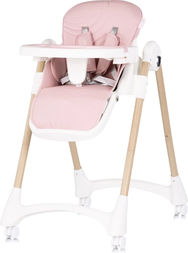 Chipolino Candy Shop high chair powder pink
