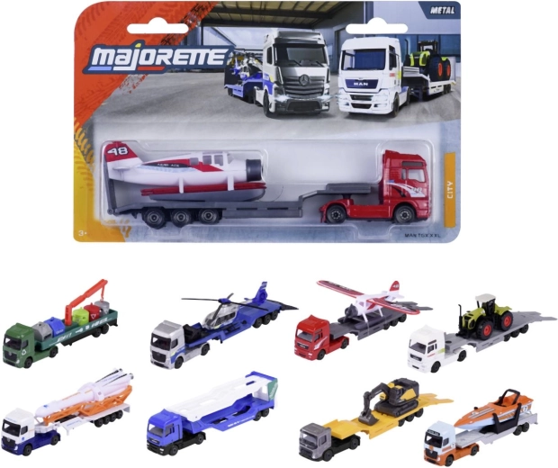 Metal Truck with Trailer 20 cm