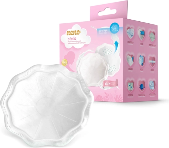 Neno Stella ultra-thin nursing pads - 60 pcs