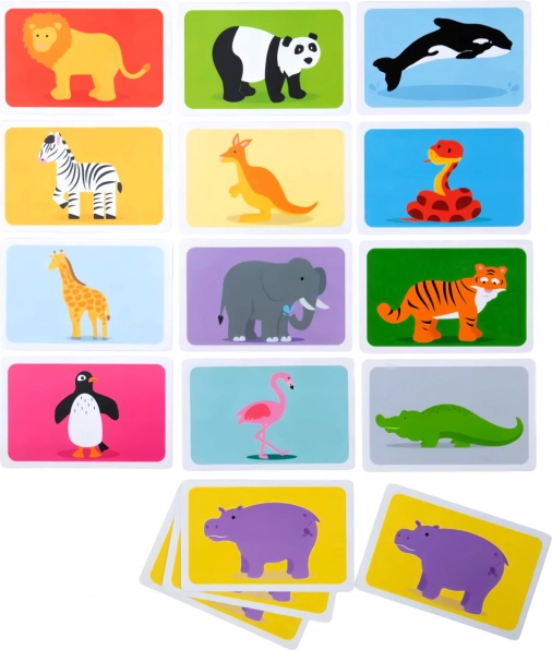 Kāršu spēle Snap! Savvaļas dzīvnieki