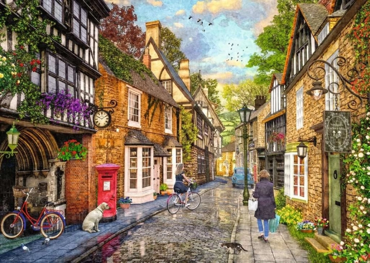 Ravensburger Puzzle Down the Lane 2: Meadow Hill Lane 1000 pieces