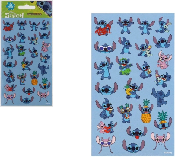 Reusable Lilo and Stitch Stickers Blue - 1 Piece
